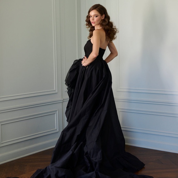 NO OFFERS/FINAL MARKDOWN $340 NWT SELKIE COLLECTION Tournure Skirt in Sparrow - Picture 9 of 10